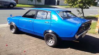 1976 Datsun 120Y Sedan turbo walkaround [upl. by Rakel]