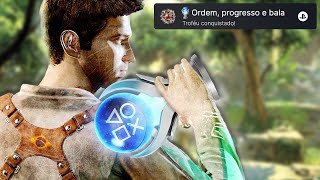 PLATINEI O Uncharted 1 só pra HUMILHAR UM GRINGO [upl. by Yenolem]