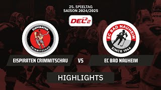 DEL2 Eispiraten Crimmitschau vs EC Bad Nauheim I Highlights  25 Spieltag  SDTV Eishockey [upl. by Theis]