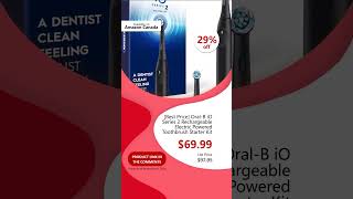 Best Price OralB iO Series 2 Rechargeable Electric Powered Toothbrush Starter Kit [upl. by Yerrot]