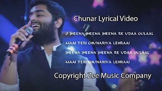 CHUNAR ABCD 2 FULL SONG WITH LYRICS  ARIJIT SINGH  VARUN DHAWAN amp SHRADDA KAPOOR [upl. by Ahsemat]