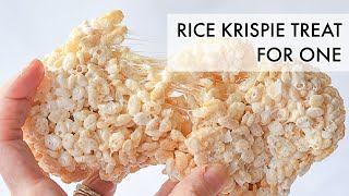 Single Serving Rice Krispie Treat  Two Secret Ingredients [upl. by Peatroy]