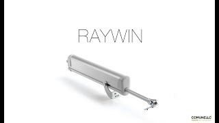 RAYWIN  ATTUATORE ELETTRICO A STELO  COMUNELLO  Frame Automation [upl. by Randal]