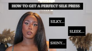 Why your silk press aint silking How to do a Silk Press [upl. by Neelyt]