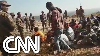 Vídeo mostra massacre na região central da Etiópia  JORNAL DA CNN [upl. by Eliot4]