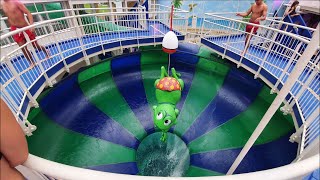 Tikibad Duinrell  Cycloon Cyclone  Wir rutschen mit der GoPro  Waterslide Fun [upl. by Ardyth62]