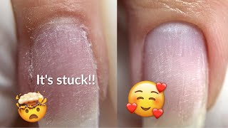 Dry Manicure Tutorial  Gel overlay and Summer Nail Art [upl. by Leslee]