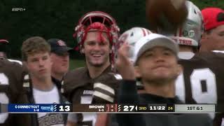 Brown vs CCSU Football Highlights [upl. by Adnohsed]