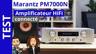 Marantz PM7000N  un ampli puissant et connecté avec streamer intégré [upl. by Shurlocke]