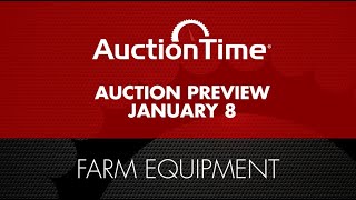 Farm Equipment Auction Preview  January 8 2024 [upl. by Ryder]