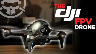 The DJI FPV Drone  The BEST Beginner Drone Review Unboxing amp Freestyle [upl. by Tammara]