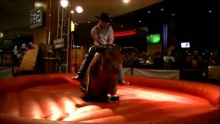 Sams Town Mechanical Bull Riding  Rankest Round Ever [upl. by Aznarepse208]