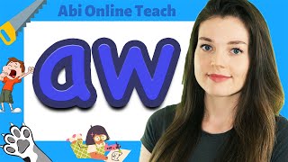 Phonics AW SoundWords Digraph [upl. by Martinelli]