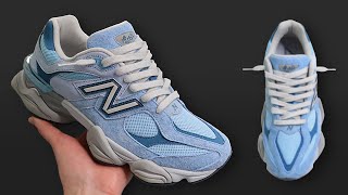 HOW TO LOOSE LACE UP NEW BALANCE 9060 BEST WAY [upl. by Steffie]