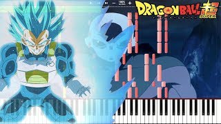 Vegeta Ascends Vegetas New Form  Dragon Ball Super OST Episode 123  Vs Jiren Piano Tutorial [upl. by Tselec348]