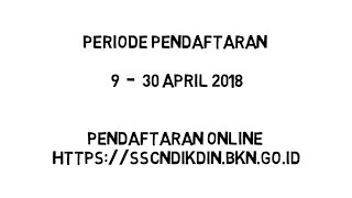 Pendaftaran Sekolah Kedinasan 2018 [upl. by Adnovay130]