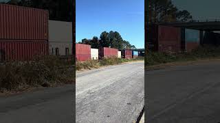 End Of Southbound CSX I136 Intermodal Lakeside VA [upl. by Holna]