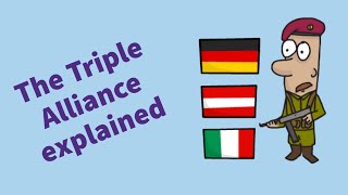 The Triple Alliance WWI  History GCSE [upl. by Sahc]