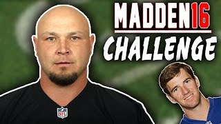 Can Sebastian Janikowski Sack Eli Manning  Madden 16 NFL Challenge  Punters V Kickers [upl. by Atteniuq942]