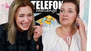 TELEFON CHALLENGE mit meiner MUTTER  janasdiary [upl. by Tremain402]