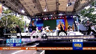 Backstreet Boys Perform quotEverybodyquot Live GMA Concert [upl. by Penn]