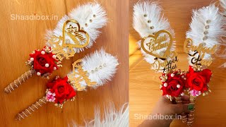 Nikah Pen Decoration Ideas  How to make Nikah Pen at Home  nikahpen [upl. by Fredelia614]