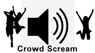 Crowd Scream Sound Effect [upl. by Lancelle]