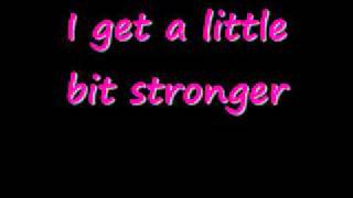 A Little Bit Stronger Sara Evans Lyrics [upl. by Akenot]