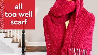 All Too Well Scarf Taylors Version 🧣 Knitting Pattern [upl. by Orland650]