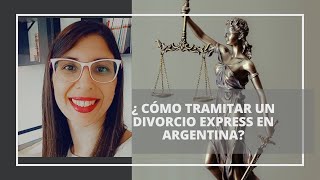 🟣🟣 ¿ Cómo tramitar un divorcio express en Argentina⚖🔴🟠⚖ [upl. by Boys]