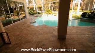 How To Install A Travertine Paver on Patio and Pool Deck [upl. by Eiramyelhsa279]