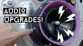 The T5 Project  Day 9  Audio Upgrades  How to install tweeters and door speakers in a VW T5 [upl. by Elleirad301]