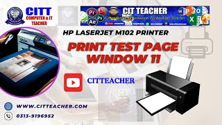 How to Print Test Page on Installed Printer in Windows 11 [upl. by Otreblon530]