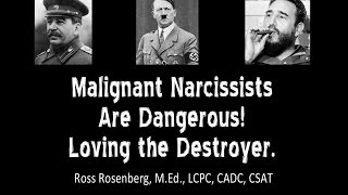 Malignant Narcissists Are Dangerous Loving the Destroyer Narcissism Expert R Rosenberg [upl. by Arlinda]