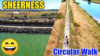 Sheerness on sea to Bartons point  Family Vlog UK  Drone footage  Isle of Sheppey [upl. by Haleehs]