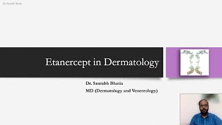 Etanercept in Dermatology  Drug Mechanism of Action Use Sideeffects [upl. by Harrat]