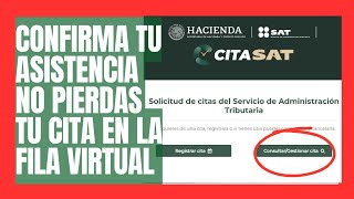 Como Confirmar ASISTENCIA EN EL SAT 2023 [upl. by Oinoitna40]