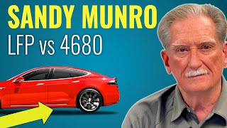 SANDY MUNRO on Teslas LFP vs 4680 Battery Tech [upl. by Mara601]