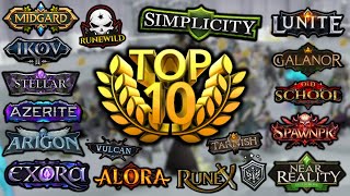 TOP 10 Runescape Private Servers 2024 TOP 10 BEST RSPS TO PLAY [upl. by Older730]