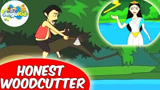 Honest Woodcutter  Moral Stories for Kids Pre School amp Kindergarten Stories  Jingu Kids [upl. by Eibbor]