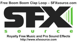 Free Loop  Boom Boom Clap  SFXsourcecom [upl. by Jenny]