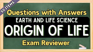 Ultimate 50item Historical Origin of Life Quiz  Earth and Life Science [upl. by Sakiv882]