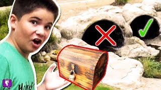 WHICH SECRET TUNNEL Has a Gold Treasure Box by HobbyKidsTV [upl. by Ciel]