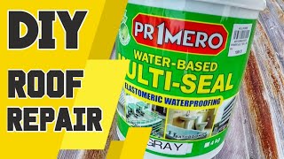 PRIMERO Water Based Multi Seal Elastomeric Waterproofing  DIY Roof Repair [upl. by Eentirb]