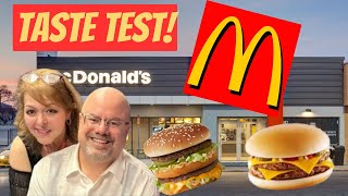 McDonalds Classic Sandwich Taste Test Fast Food Review [upl. by Adnawaj942]