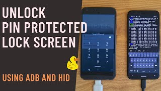 How to unlock PIN protected Android device using ADB and HID method  Brute force  Rubber Ducky [upl. by Arabel422]