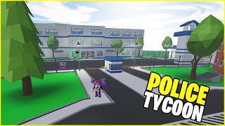 BUILDING MY ULTIMATE POLICE TYCOON ROBLOX [upl. by Nazler]