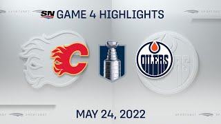 NHL Game 4 Highlights  Flames vs Oilers  May 25 2022 [upl. by Easlehc]