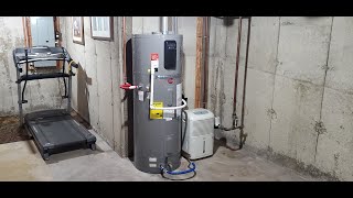 DIY Rheem Hybrid Water heater complete installation From gas to hybrid [upl. by Austin735]