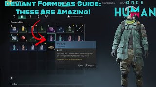 Once Human Deviant Formulas Guide [upl. by Monti]